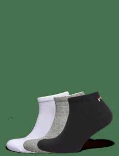 FILA 3pk Invisible Plain Socks - Strumpor