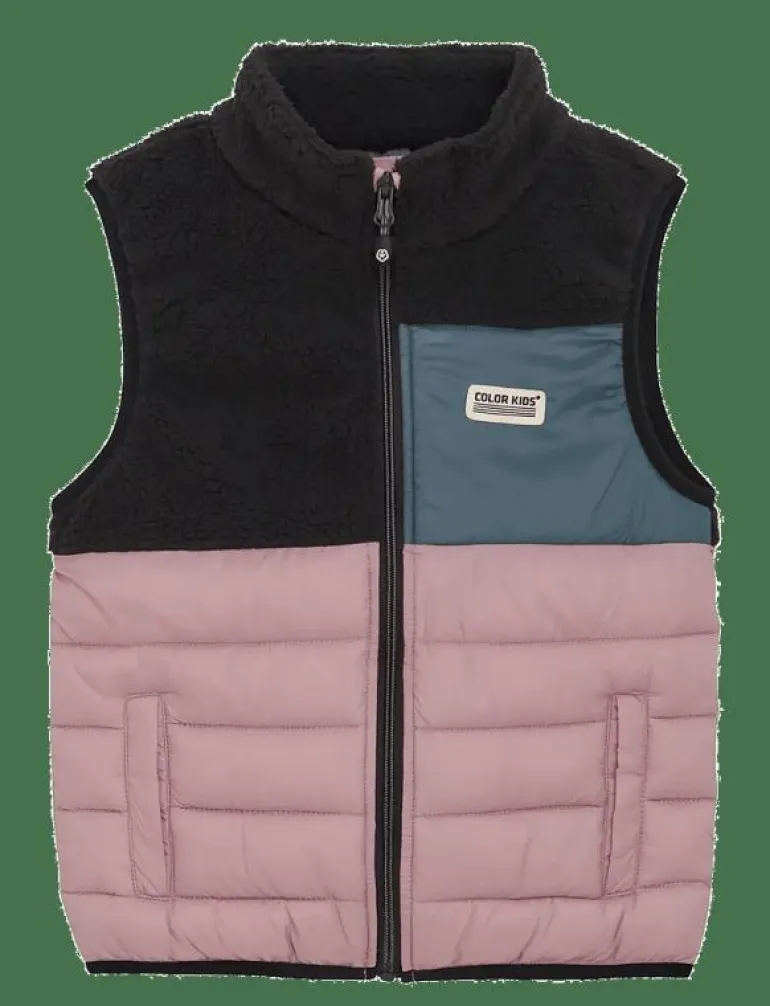 Fleece Waistcoat W. Quilt - Väst