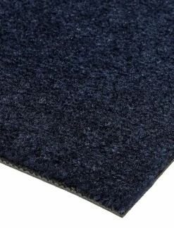 Floor Mat Uni Color Dark Blue - Badrumsmatta