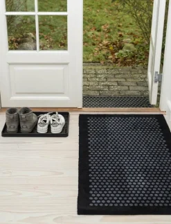 Floormat polyamide, 120x67 cm, dot design - Badrumsmatta