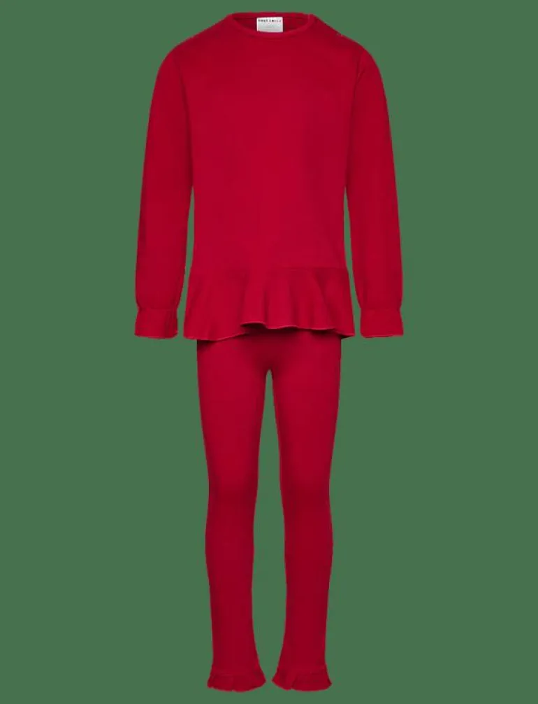 Flounce Set - Set med långärmad t-shirt