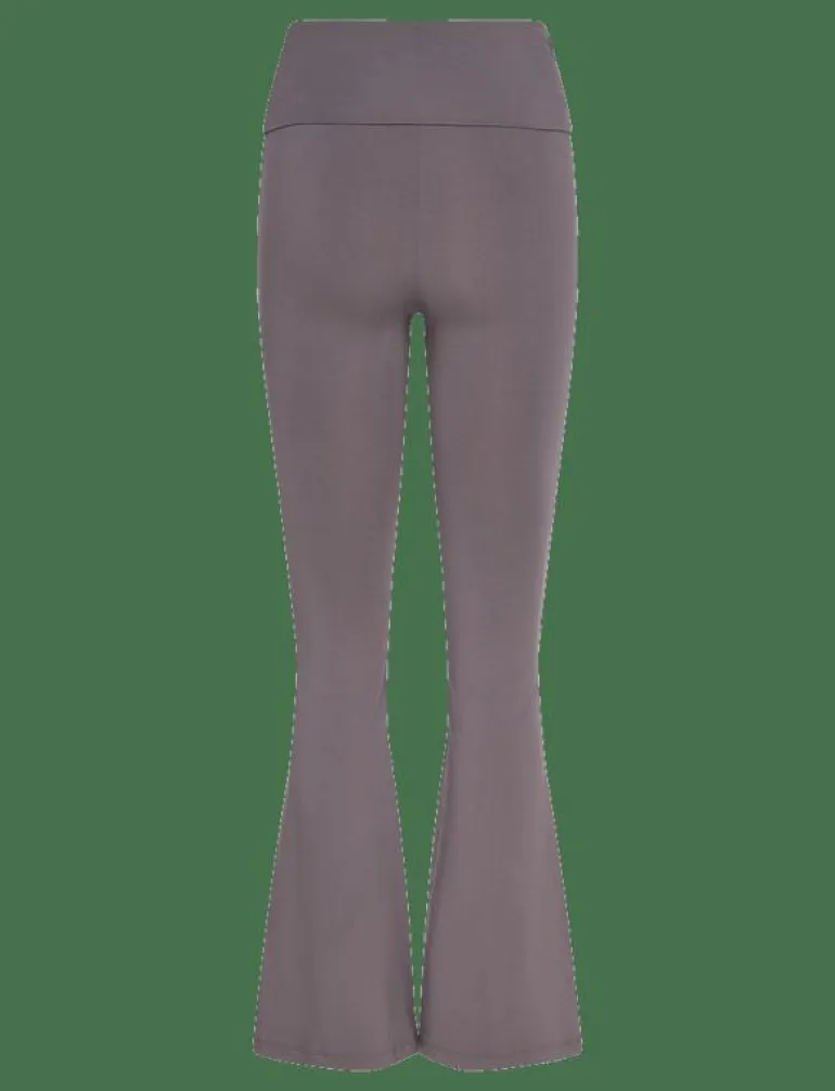 FOLDING WAISTBAND FLARE - Byxor