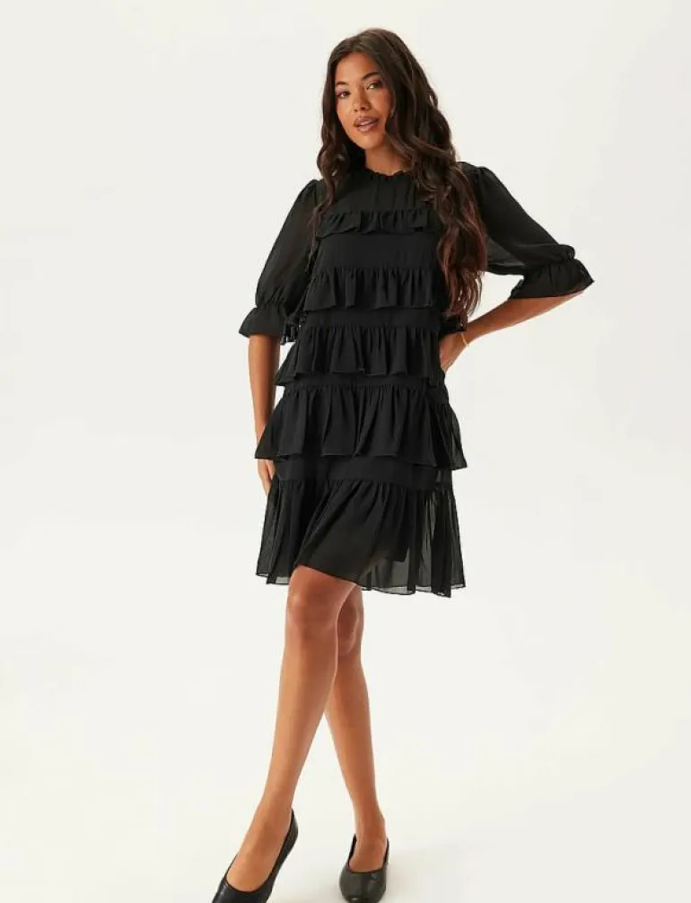 Frill Short Dress - Korta klänningar