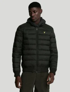 Funnel Neck Wadded Jacket - Fodrade jackor