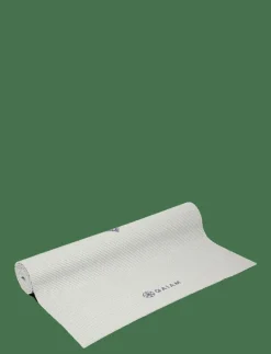 GAIAM SUSTAINED GREY SUNDIAL FLOWER YOGA MAT 5MM PRINTED - Yogamattor & accessoarer
