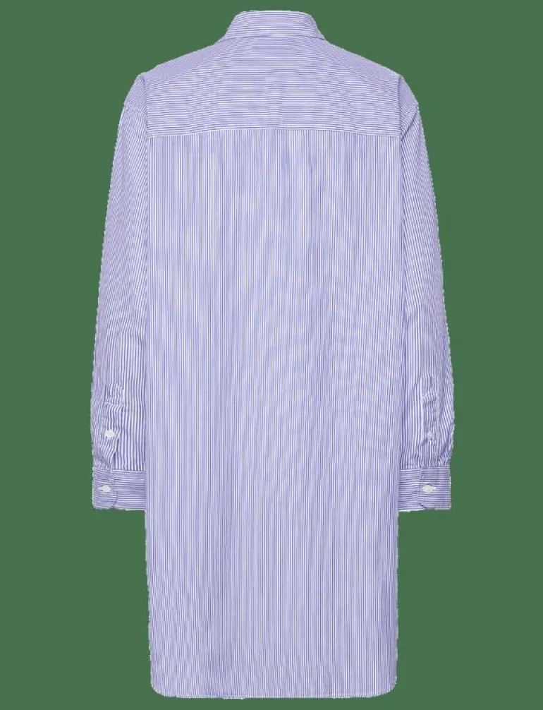 Garden Tunic Mid Blue Stripe - Overshirts