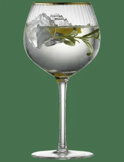 Gin & tonic glas palermo gold 65cl 4st - Ginglas