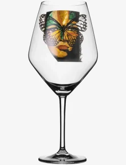 Golden Butterfly Vinglas - Vitvinsglas