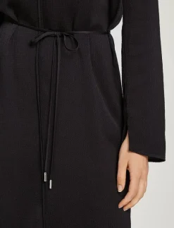 HAMMERED SATIN V NECK DRESS - Korta klänningar