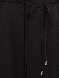 HAMMERED SATIN V NECK DRESS - Korta klänningar