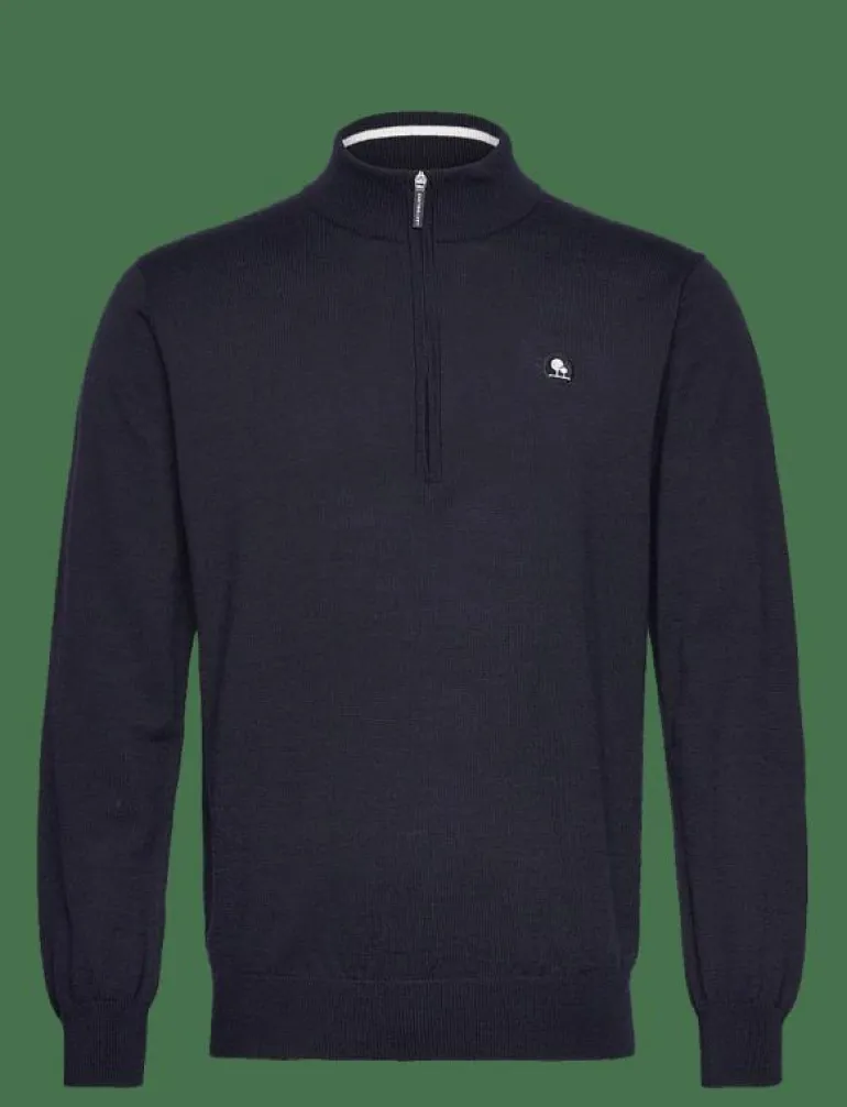 Harris 1/2-Zip Merino Sweater - Stickat
