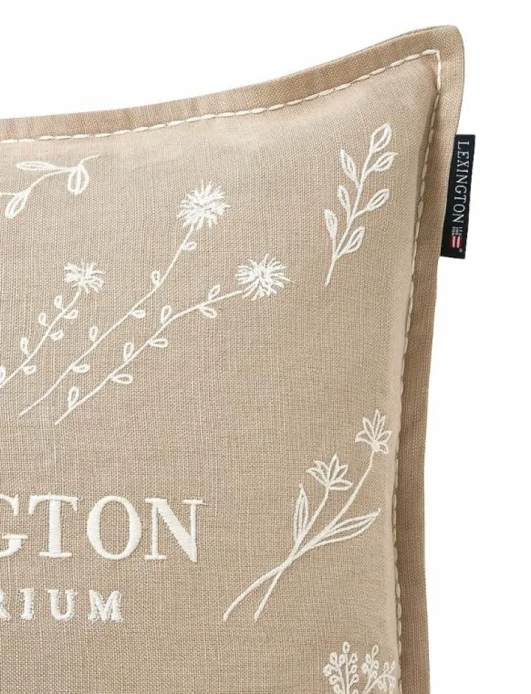 Herbarium Linen/Cotton Pillow Cover - Kuddfodral