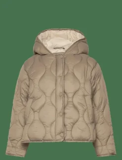 Hood puffer coat - Quiltad jacka