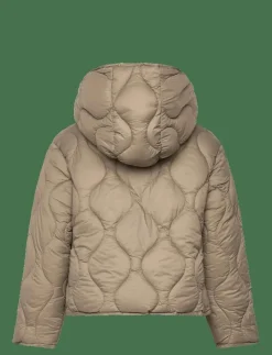 Hood puffer coat - Quiltad jacka