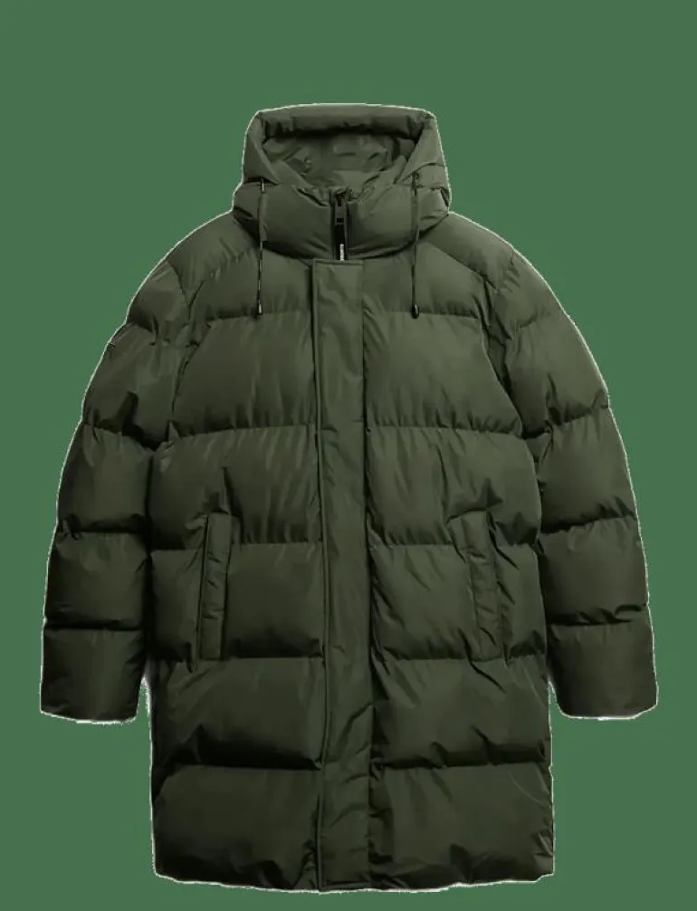 HOODED SPORTS PUFFER MID JKT - Fodrade jackor