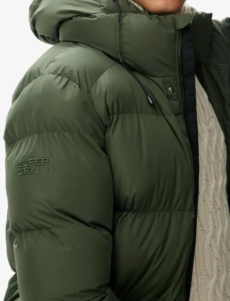 HOODED SPORTS PUFFER MID JKT - Fodrade jackor