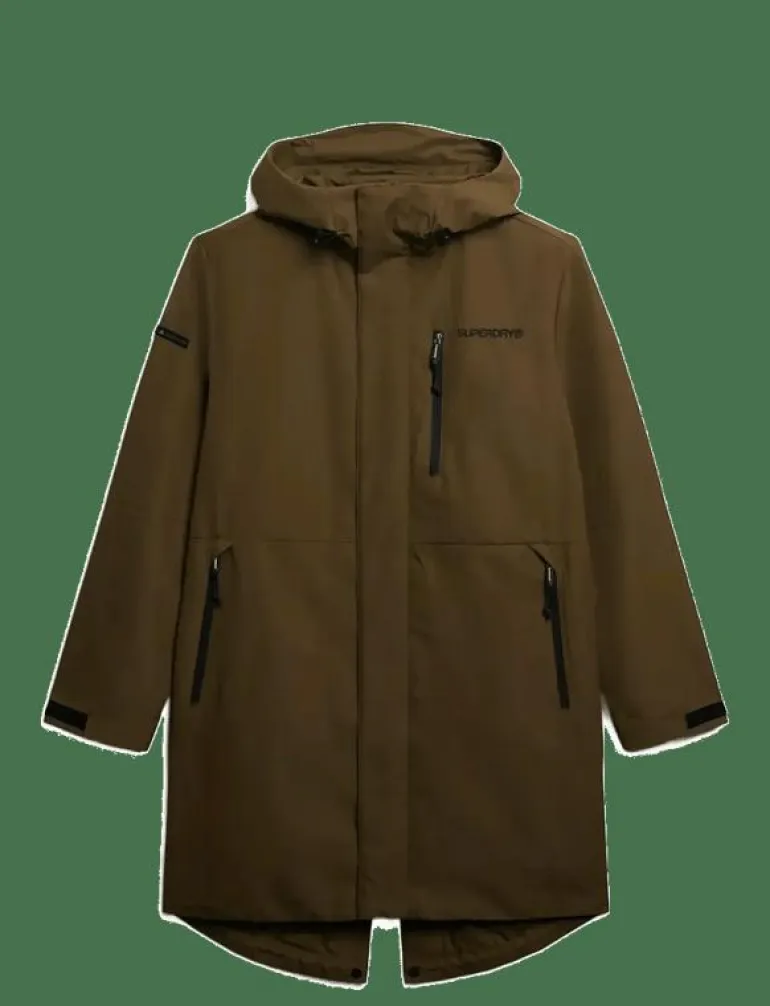 HOODED TECH FISHTAIL PARKA - Friluftsjacka