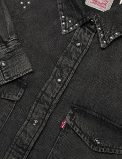 ICONIC WESTERN BEJEWLED WESTER - Jeansskjortor