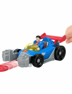 Imaginext DC Super Friends Metal Force Supermobile Toy Car & Superman Action Figure Set - Film & Sagofigur