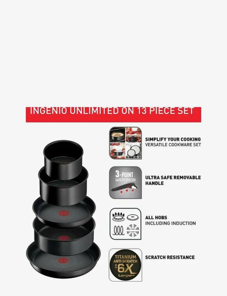 Ingenio Unlimited ON 13 pcs set - Grytset & Kastrullset