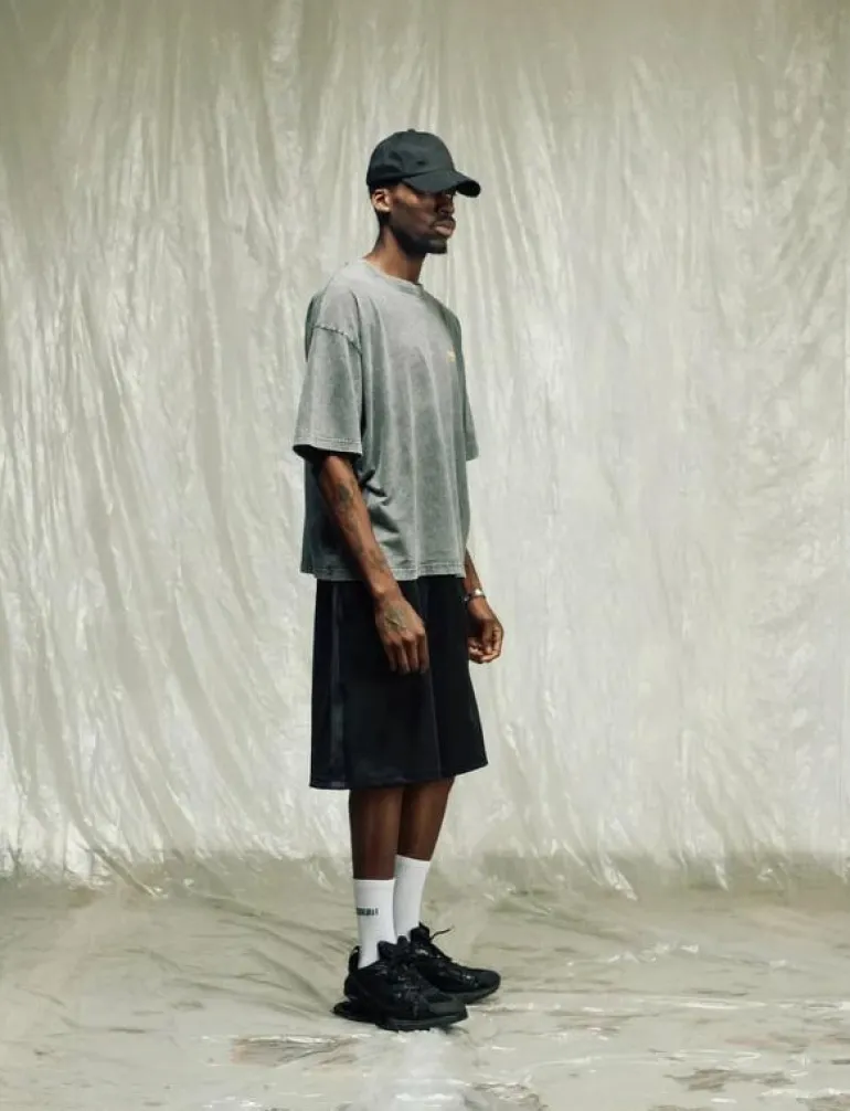Isnurh Basement Wide Track shorts - Casual shorts