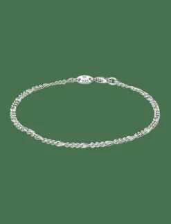 IX Figaro Bracelet Silver - Kedjearmband