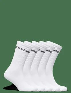 JACBASIC LOGO TENNIS SOCK 5 PACK NOOS - Vanliga strumpor