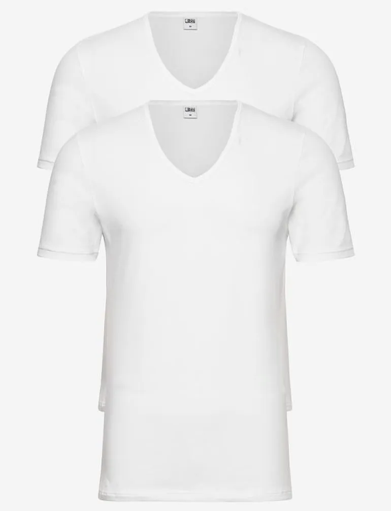 JBS 2-pack t-shirt V-neck GOTS - Kortärmad t-shirt