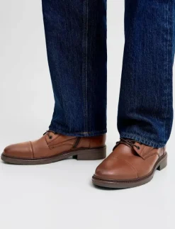JFWWENTWORTH LEATHER BOOT LN - Kängor med snörning