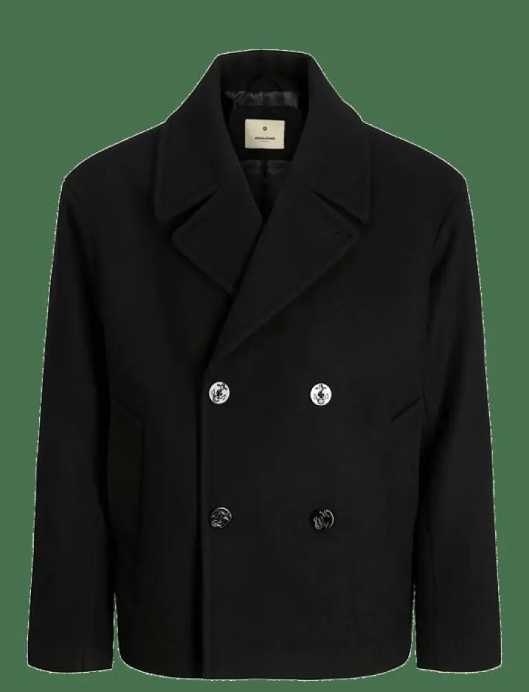 JPRBLUASHER WOOL BLEND PEACOAT - Ullkappor