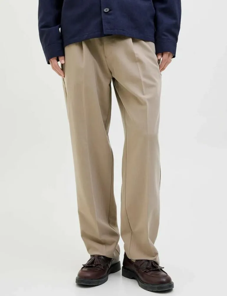 JPRCCKARL JJCAMERON PLEATED CHINO NOOS - Chinos