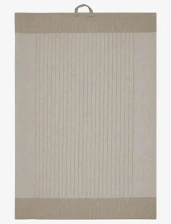 KÖKSHANDDUK RONJA GRS BEIGE RAND 50x70 - Kökshanddukar