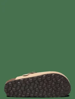 Leather clogs with buckle - Clogs