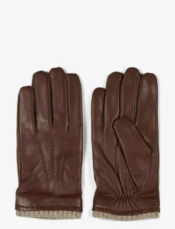 Leather Gloves Ted - Fingervantar