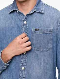 LEESURE SHIRT - Jeansskjortor