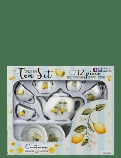 Lemon 12 pcs porcelain tea set - Leksakskök & Tillbehör