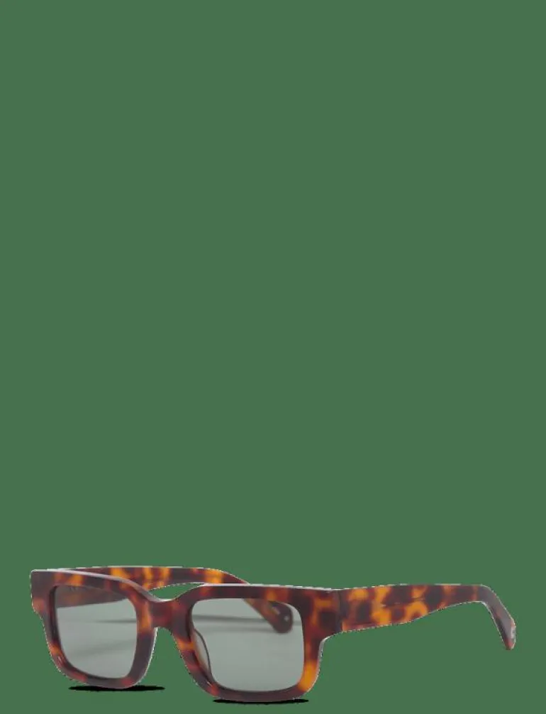 Leon tortoise green - Fyrkantiga