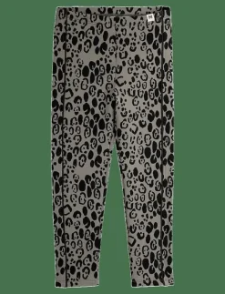 Leopard aop brushed jersey leggings - Leggings