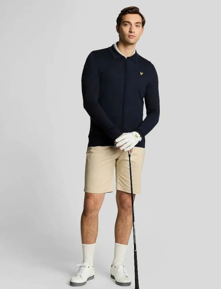 Lightweight Knitted Collared Cardigan - Stickat