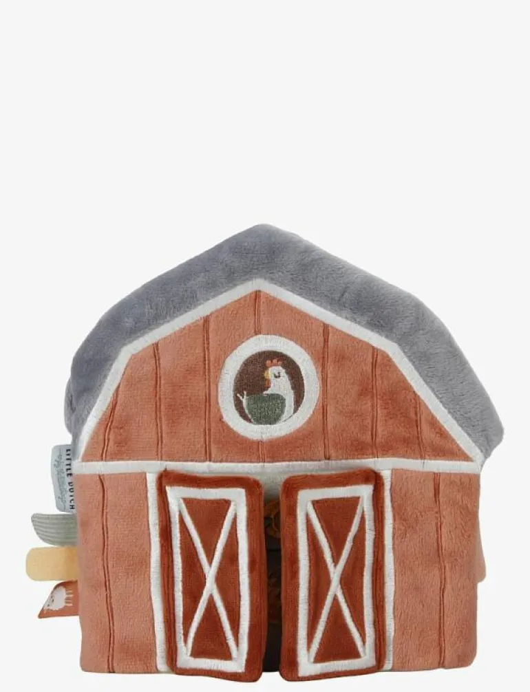 Little Dutch - Soft activity book Little Farm - Interaktiva leksaker