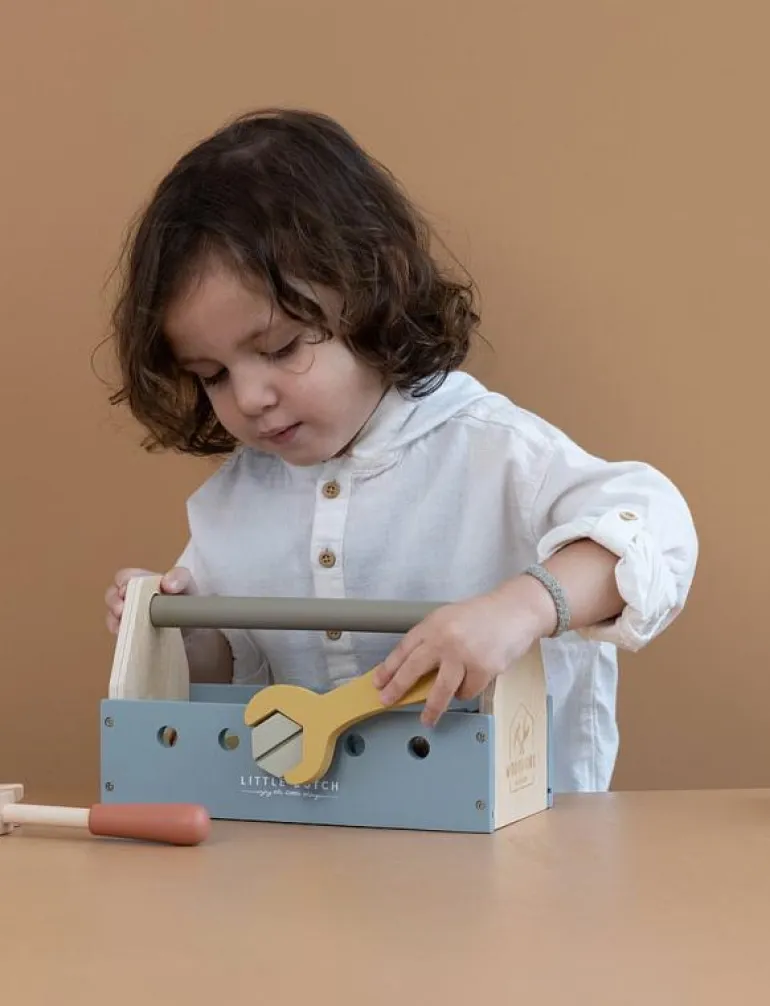 Little Dutch - Wooden Toolbox - Leksaksverktyg