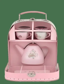 Little Dutch Fairy Garden Tea Set In Suitcase - Leksakskök & Tillbehör