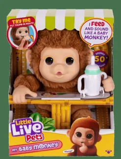 LITTLE LIVE PETS MY BABY MONKEY - Interaktivt djur