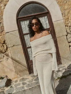 Lovina Bouclé Sweater - Stickat
