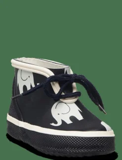 Low wellies w.elephant print - Gummistövlar