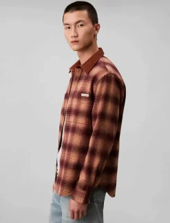 LS BRUSHED YD TWILL SHIRT JACKET - Jackor & rockar