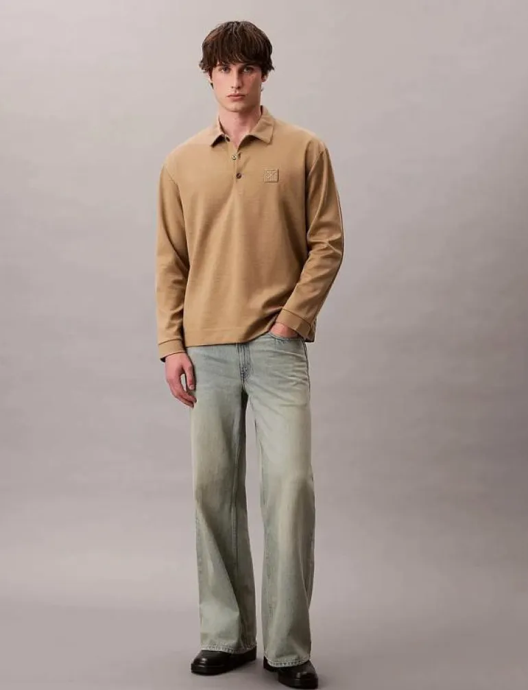 LS Stretch Wool Blend Interlock - Långärmade pikéer