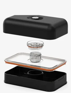 Lunch Box - Stone Finish - Tuxedo Black - Matlådor
