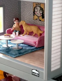 LUNDBY VARDAGSRUMSSET - Tillbehör till dockhus