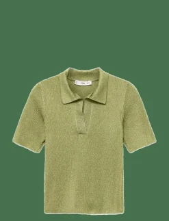 Lurex polo neck sweater - Pikéer